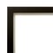 Petite Bevel Wood Wall Mirror, Espresso Brown Frame